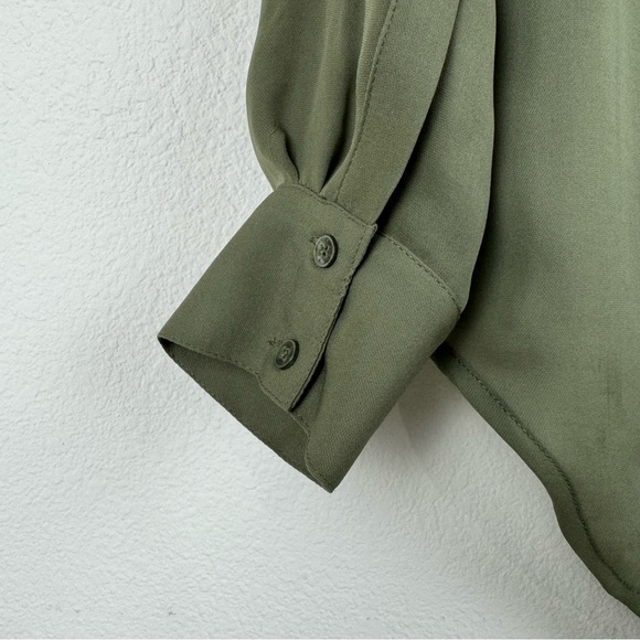 Guess Sheer Button Down Shirt - Picture 4 of 5